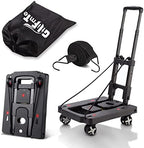 GtIiFmTe Foldable Hand Truck, Lightweight Luggage Cart for Airport Car Seat by GtIiFmTe