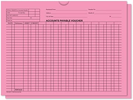 Accounts Payable Voucher Envelopes (Pink) by FLYWHEEL