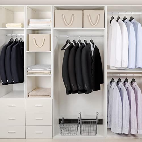 TOPIA HANGER Wooden Coat Hangers 30 Pack, Black Wood Suit Hangers - Image 6