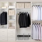 TOPIA HANGER Wooden Coat Hangers 30 Pack, Black Wood Suit Hangers - Image 6