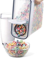 FOOYOO Cereal Containers Storage Set - 6 Piece Airtight Large Dry Cereal Storage Containers(4 * 4L+2 * 2.5L), BPA Free Dispenser Plastic Cereal Storage Containers with 16 Labels & Pen - Image 6