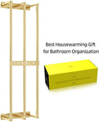 Bethom Towel Racks for Bathroom, Towel Storage Holder Space Saving, Gold - Image 5