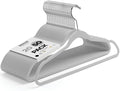 DEILSY™ Non-Velvet Thin Hangers Space Saving Gray Hangers 50 Pack by Deilsy