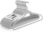 DEILSY™ Non-Velvet Thin Hangers Space Saving Gray Hangers 50 Pack by Deilsy