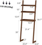 Over The Toilet Storage Shelf Wood, 3-Tier Above Toilet Organizer Rack, Freestanding Above Toilet Shelf for Bathroom, Laundry, Space Saver, Walnut Color. - Image 2