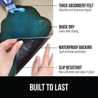 GORILLA GRIP LeakGuard Under Sink Mat for Kitchen Cabinet, 24x60 Beige - Image 2