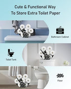 Cat Toilet Paper Holder Stand, Cute Decorative Toilet Paper Storage - Image 5