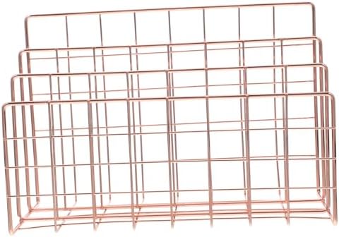 Desktop Mail Organizer File Sorter Iron Desk Paper Holder Rack by GANAZONOEnjoyYourLife