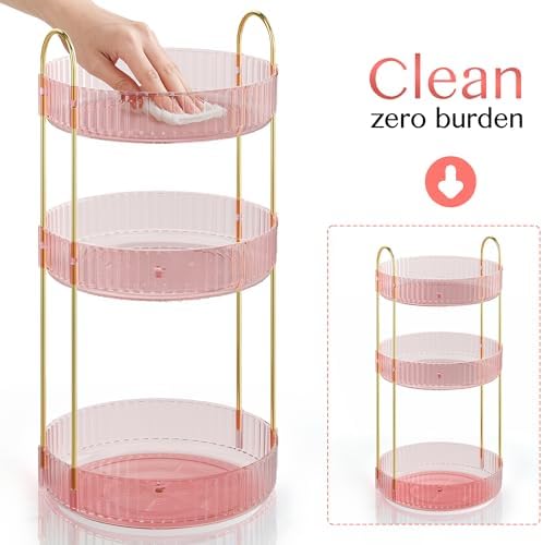 Rotating Makeup Organizer Countertop, Skincare Organizers - Image 7