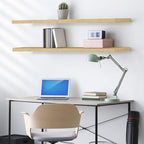 Sorbus Floating Shelves for Wall Storage (55 Inch, 2 Pack, Maple Wood) - Image 5