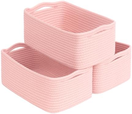Goodpick 3-Pack Storage Baskets, Dorm Decor for Gifting, 13 x 8 x 5 in by Goodpick