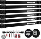 SEDY Magnetic Tool Holder Storage Organizer: 7-Piece Garage Wall Mount Rack Organization Strip Power Magnet Organizers Mounted Workbench Board Slatwall Van Hanger by SEDY