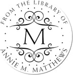 Custom Made Name and Book Stamp - PSI Pre-Inked Dotted Monogram Customized Library Stamp for Imams - Bookplate Stamp - Custom Book Stamp for Personal Libraries - Ideal Gift for Imams and Scholars - Image 6