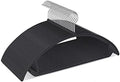 Ergonomic Curved Plastic Hangers 50 Pack No-Bump Black, Heavy Duty by TIMMY