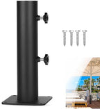 Umbrella Outdoor Holder Heavy Duty Steel Universal Umbrella Base Stand for Decks,Docks,Pontoons,patios,Picnic Tables by YZZHAJ