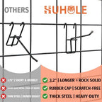 HUHOLE 50 Pack 2 Inch Wire Gridwall Hooks - Image 2