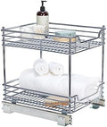 Household Essentials Chromed Steel 2-Tier Artisan Pull-Out Organizer by HouseholdEssentials