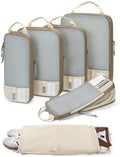 BAGSMART Compression Packing Cubes for Travel Essentials by BAGSMART