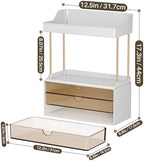 caktraie 2 Sets 5 Tier Acrylic Makeup & Bathroom Vanity Organizer - Image 4