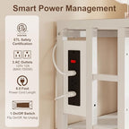 MAJALiS Mini Fridge Microwave Combo Stand Cabinet Shelf with Storage Space - Image 6