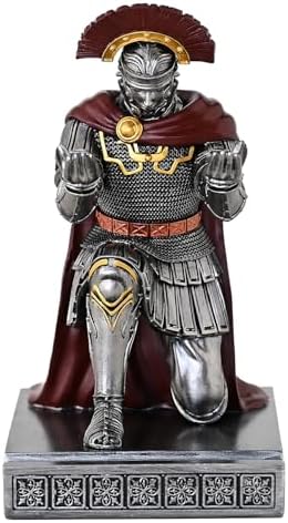 Centurion Cloak Warrior Pen Holder Phone Stand for Desktop Iron - Image 2