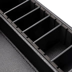 Barber Storage Box,Hairdressing Tool Holder, Multifunctional Detachable Large Storage Box, Shear Holder PU Leather Salon Scissors Holder, Hair Cutting Tools Storage Case for Barber Accessories(Large) - Image 6