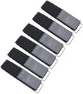 Ladder Straps,Ladder Rack Tie Down Straps,Strong Hook and Loop Securing Straps,Multipurpose Storage Straps (33'' x 2'') (Black 6 Pack) by SKIPWALL