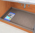 SIKADEER Waterproof Under Sink Mat 22" x 22" Silicone Mat Cabinet Protector by SIKADEER