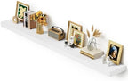 Vivelove Deep Floating Shelves 72x12” Set of 1, White by VIVELOVE