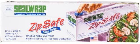 SealWrap ZipSafe 30510400 Cutterbox Film, 18" x 2000', Clear, Pack of 1 - Image 3