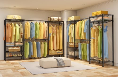 SEMHOR E06 Expandable Heavy Duty Clothes Rack for Reach-in Closet - Image 5