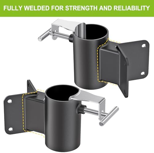 Deck Railing Umbrella Holder, Corner Mount Stand for 1-2" Poles - Image 5