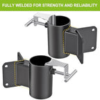 Deck Railing Umbrella Holder, Corner Mount Stand for 1-2" Poles - Image 5