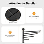 Scarf Organizer 30 Tiers, 67" Height Spiral Scarf Holder, Metal Hijab Organizer for Multiple Scarves Purse Hat, Floor-Standing Belt Pants Hanger for Store Boutique Home (Black) - Image 5