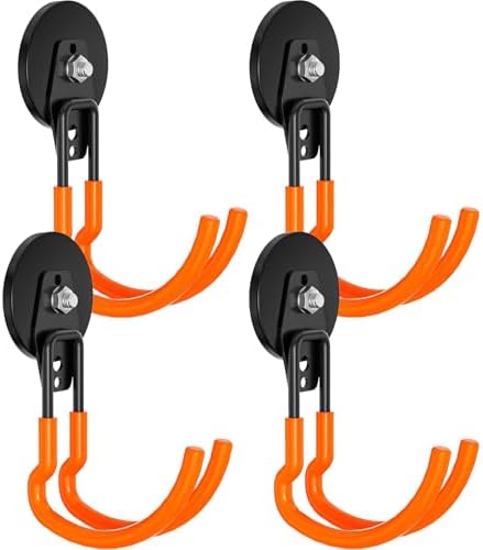 Magnetic Hooks Heavy Duty 4 Pack Storage Garage Magnet Hooks by Lvoess