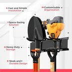TIDYME Garage Wall Organizer, Shovel Holder Wall Mount, 64" Double Hooks - Image 5