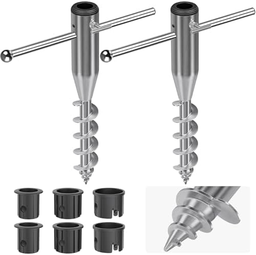 Beach Umbrella Sand Anchor for 1-2" Outdoor Umbrella Poles by Lifeswell