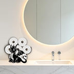 Dragon Toilet Paper Holder Wall Mount/Stand for Extra 8 Rolls - Image 6