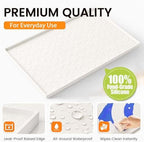 Jin&Bao Under Sink Mat 34" x 22" Waterproof Silicone Cabinet Kitchen Liner - Image 6