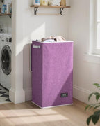 SOLEDI 100L Laundry Hamper with Lid, Large Collapsible Laundry Basket - Image 2