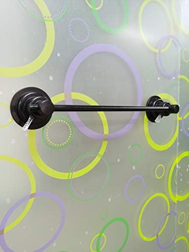 JiePai 16 Inch Suction Cup Towel Bar,Towel Racks for Bathroom,Bronze - Image 6