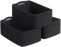 Goodpick 3-Pack Boo Storage Baskets for Closet Organizing, 11 x 7 x 4.5 in by Goodpick