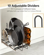 Under Cabinet Pull Out Pots and Pans Organizer - Image 4