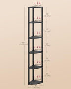 VASAGLE Superfast Toolless Assembly 6-Tier Corner Shelf - Image 3
