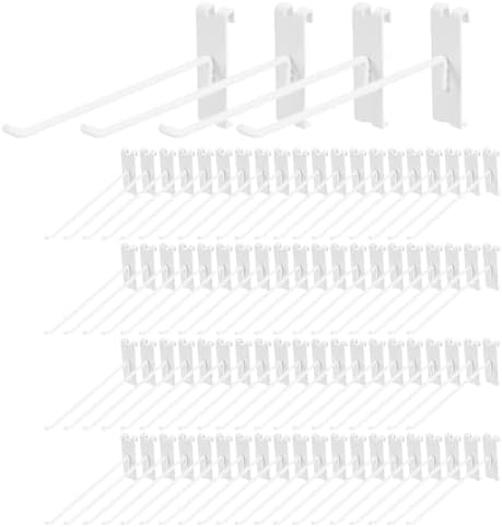 Polmart Heavy Duty 10" Gridwall/Grid Panel Hooks, White (84-Pack, 10-inch) by Polmart