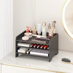 Bamboo File Organizer for Desk, Desktop Paper Tray and Mail Holder - Image 6