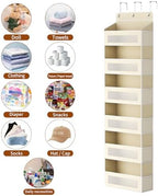 AQOOA 6-Tier Over The Door Organizer 44 lbs Capacity fit Standard Doors - Image 5