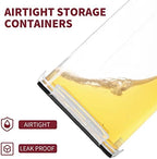 PRAKI 10 PCS Flour Sugar Storage Containers for Organizers and Storage - Image 4