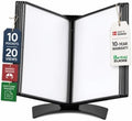 Tarifold Desktop Reference System, 10 Pockets with Easy-Load Design, Black by TARIFOLD