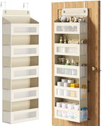 AQOOA 5-Tier Over The Door Organizer 44 lbs Capacity fit Standard Doors by Aqooa